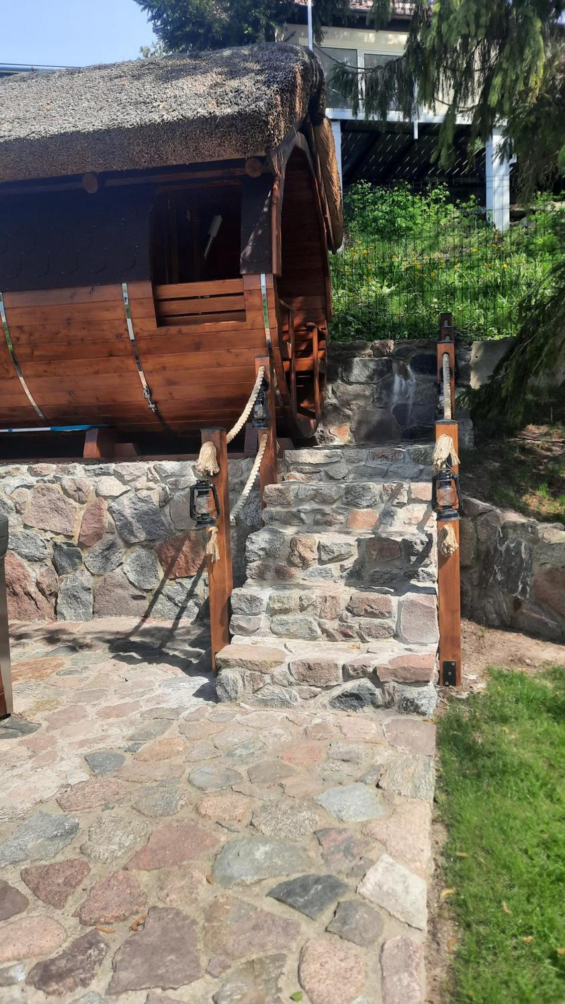 Dom Nad Jeziorem Ublik Z Sauna I Jacuzzi Exterior foto